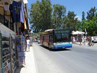 Palatul Knossos, autobus spre palat