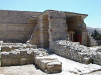 Palatul Knossos iulie 2006