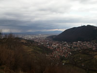 vedere spre orasul Brasov