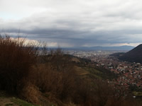 vedere spre orasul Brasov