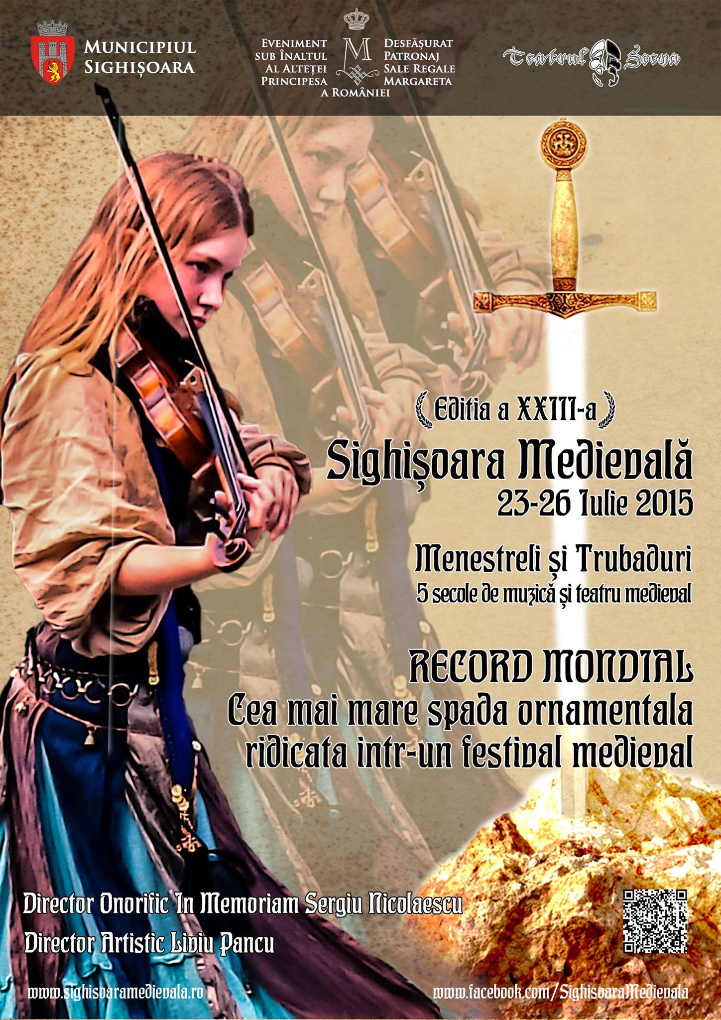 Festivalul Sighisoara Medievala 23-26 iulie 2015