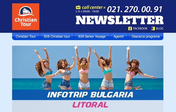 Infotrip litoral Bulgaria 2016 cu Christian Tour