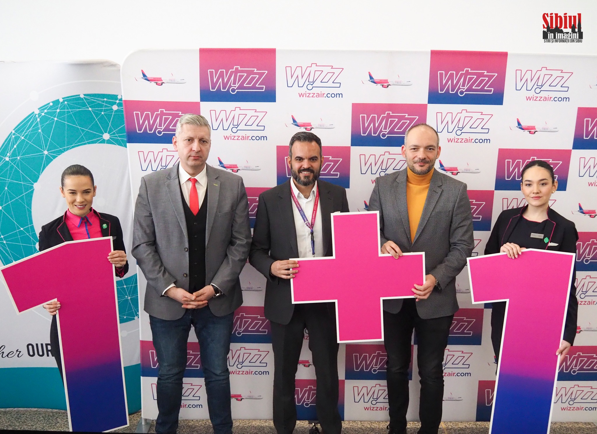 Wizz Air anunta 6 noi destinatii de pe aeroportul Sibiu